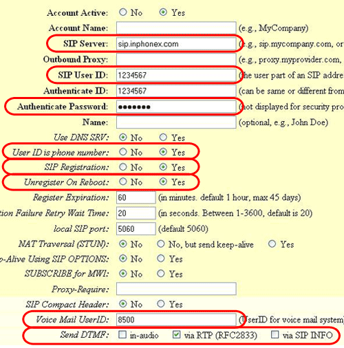 Grandstream GXV 3000 Configuration